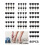 80Pcs Heel Tip Caps TPU Polyurethane Shoe Repair Replacement Multi Size Kit 4