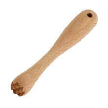 2pcs Wooden Rolling Pin for Crushing Garlic Baby Food