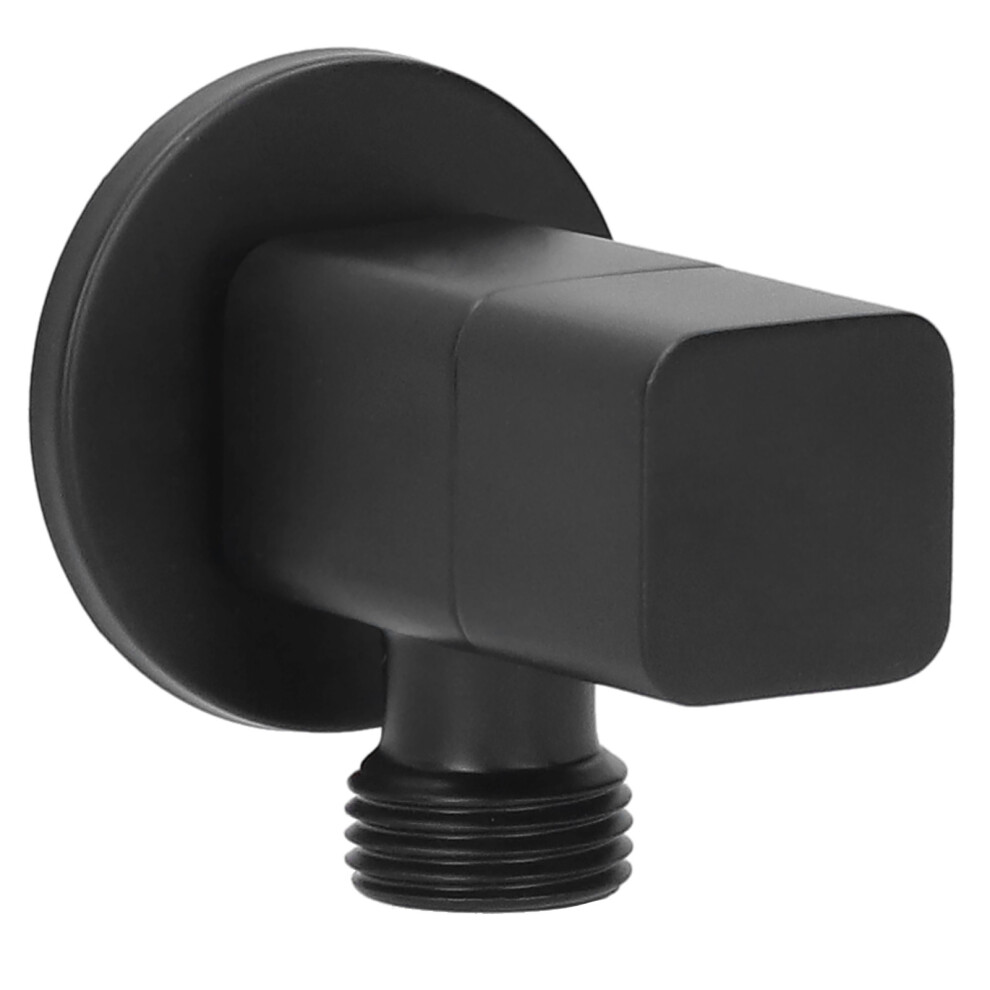 G1/2 Water Stop Valve Mixer For Bathroom Toilet & Sink Black Finish 8791360416359