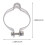 2pcs Cable Seat Bicycle Shift Cable 2