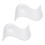 2pcs Ceramic Egg Cups Wave Type For Home and Restaurant (White) 4