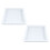 2pcs Plastic Paving Mold Reusable Path Former Concrete Cement 1