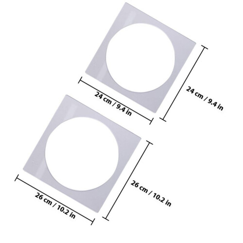 2pcs Layer Cake Mold Square Cake Board Tool 1