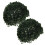 2pcs Artificial Topiary Plant Ball Hanging Grass Ball 2