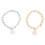 2pcs Letter Charm Mug Handle Chain Cup Pendant 3