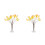 2 piezas de arce artificial para diorama de decoración otoñal 4
