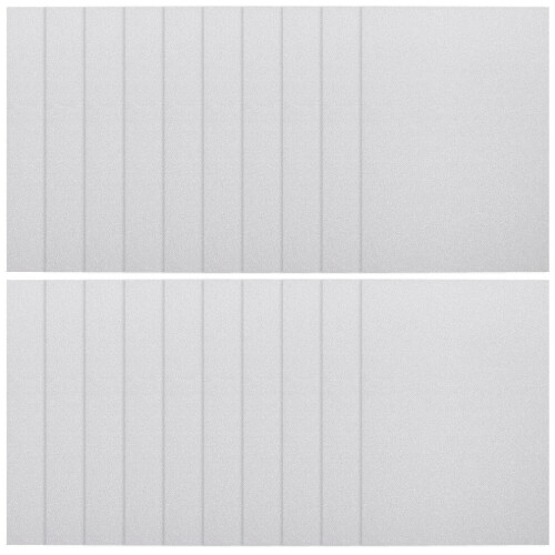 20 Blatt Glitzerkarton für Bastelarbeiten, silber 2