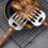 2 st metallklor med trähandtag för grillning 4