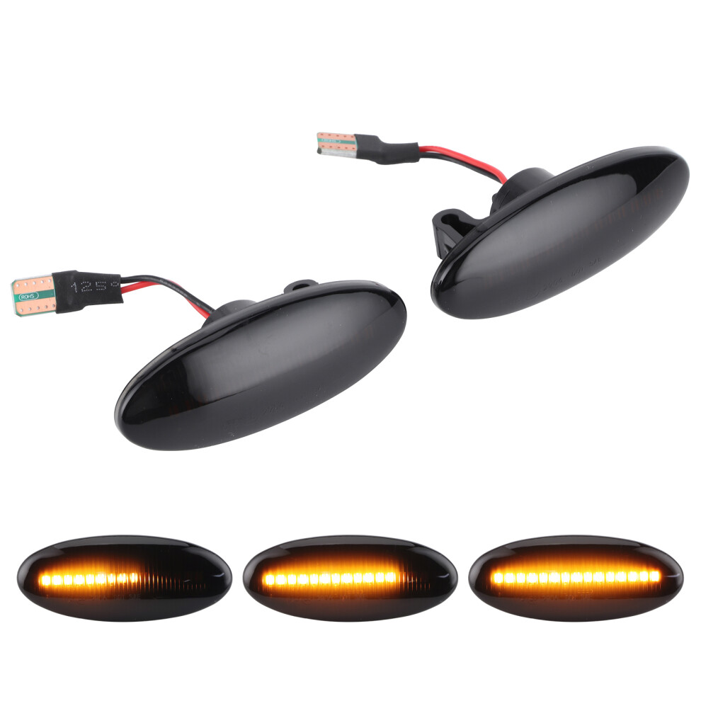 2Pcs Car Side Marker Smoky 3000K For Nissan Juke F15 Light/Amber 4011360419674