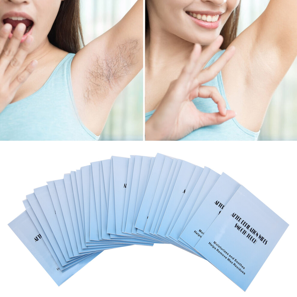 Conveniently Wrapped 30pcs Wax Removal Wipes for Hygienic Use