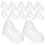 20 transparante plastic babyschoentjes met displayhouder 5