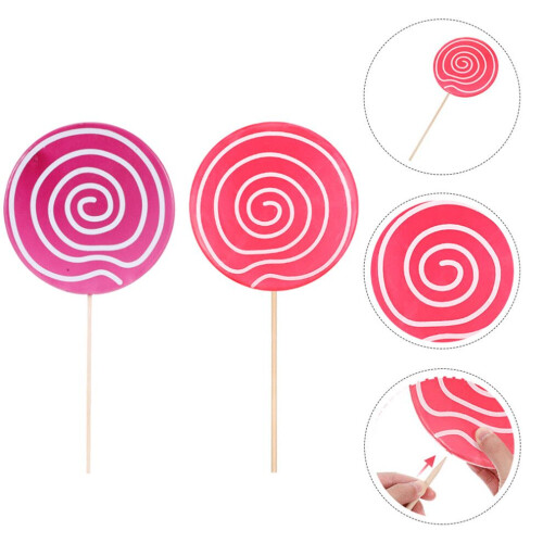 2pcs Simulation Lollipop Photography 2