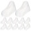 20 transparante plastic babyschoentjes met displayhouder 3