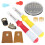 Sewing Thimble Set with Ripper & Threader - Protect Fingers, DIY Tools 1