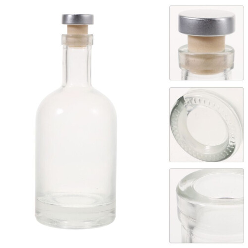 2 förstärkta vinflaskor för sprit och whisky – 750 ml 2