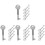 20 replacement keys for emergency buttons, switch keys 4