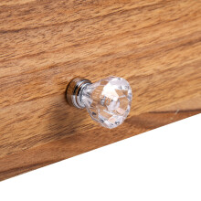 16 Stück 25mm Acryl Diamantförmige Schubladengriffe für Schränke und Kleiderschränke