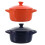 2-Piece Double Handle Ceramic Food Bowls with Lids 5