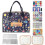 Alzheimer Dementia Sensory Blanket for Adults Anxiety Relief, Multi-Function Learning Activity Blanket with Calming Textures 1