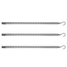 S-Form Haken aus Eisenketten für Blumenkübel und Vogelkäfige, 3-teiliges Set