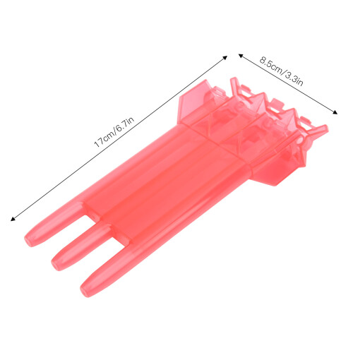 Universal Portable Dart Box ABS Case 3 Sleeve, 17x8.5cm Red 2