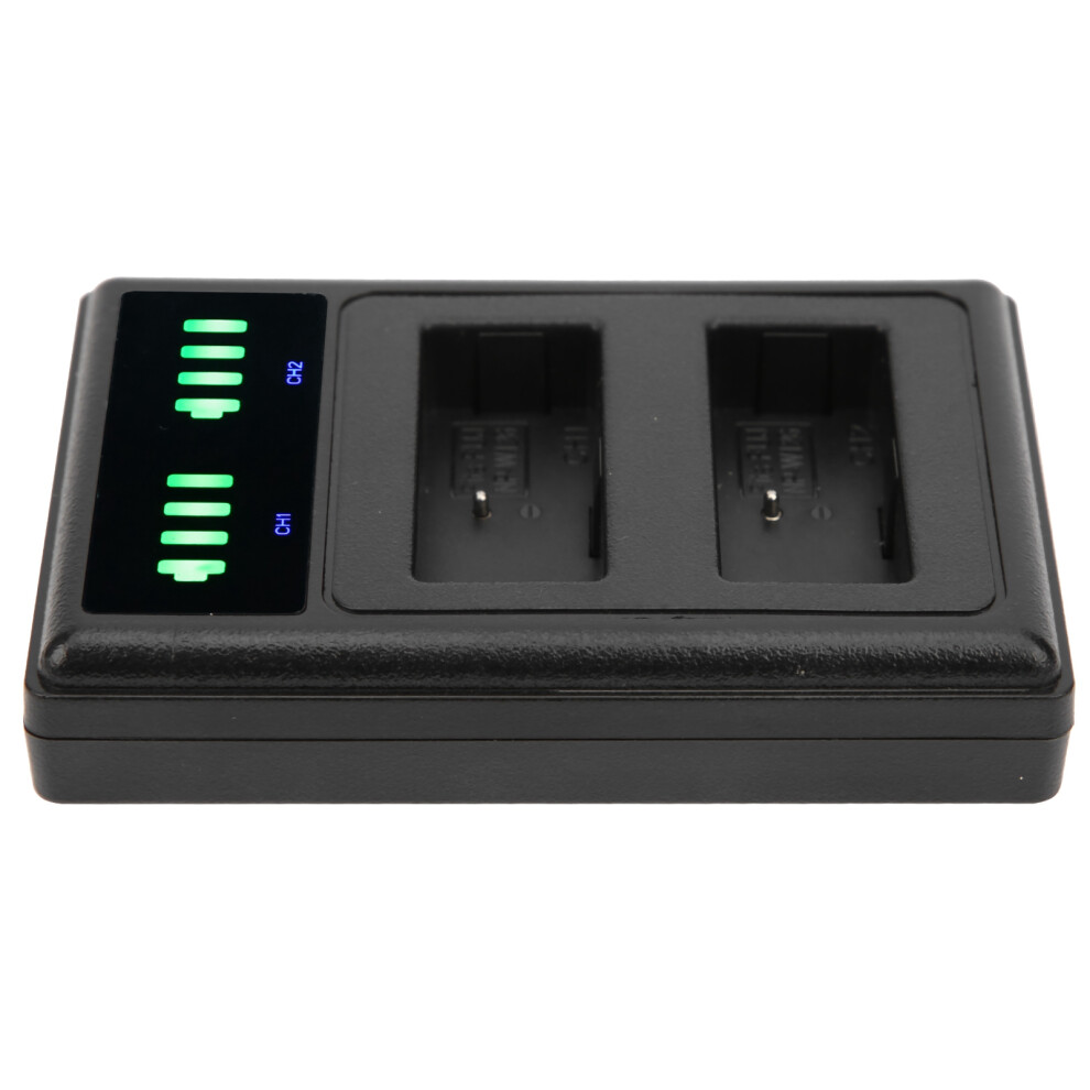 Dual Port Camera Battery Charger For Np-W126, 65G Black 8721360425105