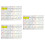 3 piano keyboard stickers for beginners, educational 5