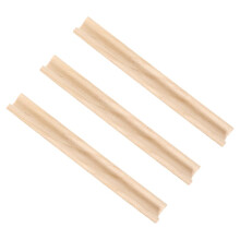 3 houten domino letterhouders, schaaltjes, steenhouder, organizer