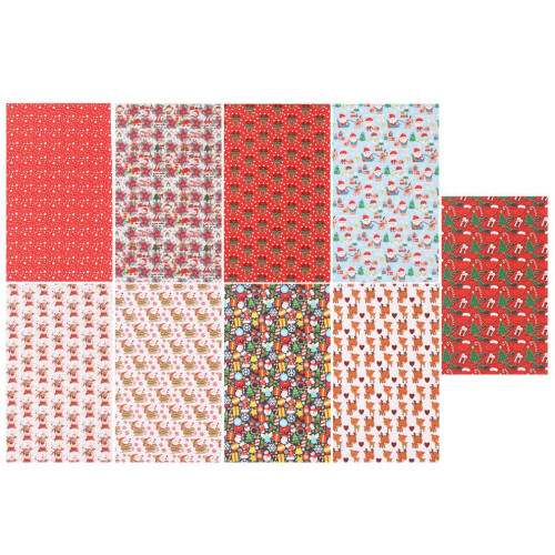 3 Hochwertiges Kunstleder-Weihnachts-Bastelmaterial 1