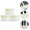 3 piano keyboard stickers for beginners, educational 4