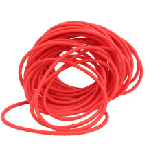 Red Latex Tube Rubber Band for Slingshot, 10m, Diameter 1.6mm or 2mm