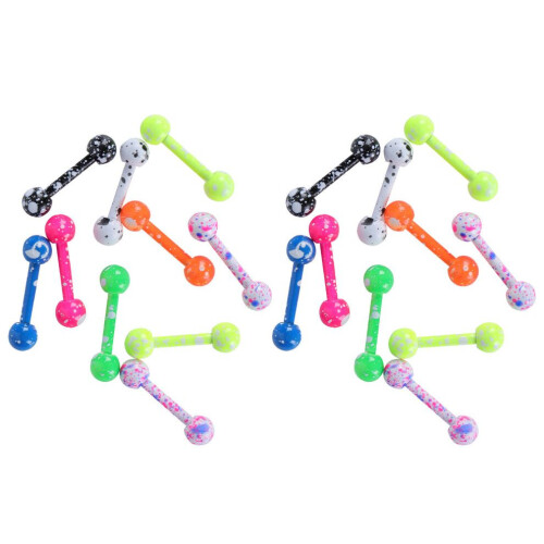 20 pendientes con forma de mancuerna y accesorios para pendientes