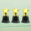 3 Mini-Pokale, goldfarbene Plastikbecher 5