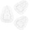 3 melon-shaped growing trays for fruit, ginseng, transparent 2