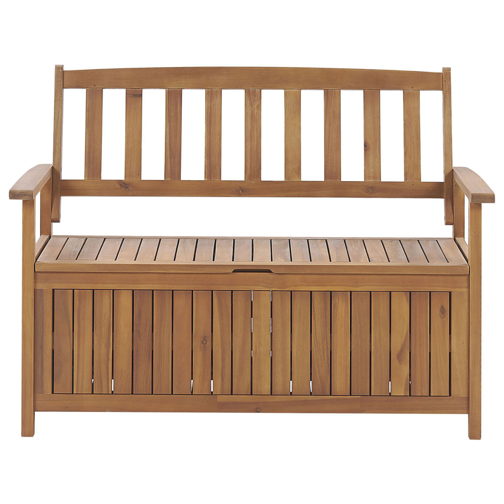 Garden Bench SOVANA 120 cm with Storage Acacia Wood Brown-image-OPC-P8SSQHK-NEW