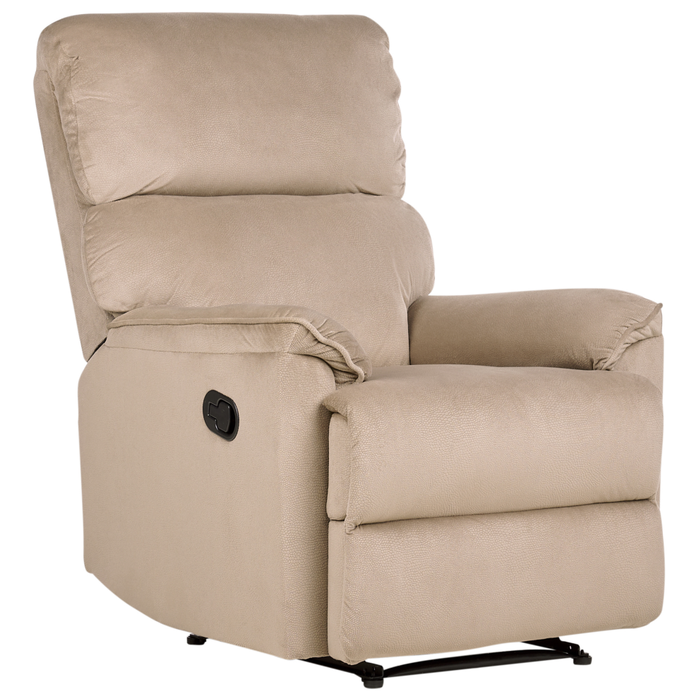 Recliner Chair EVERTON With Footrest Fabric Light Brown-image-OPC-P5W8Y8Q-NEW