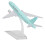 Intricate 16cm Alloy Airplane Model with Bracket for Display 11