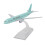 Intricate 16cm Alloy Airplane Model with Bracket for Display 10