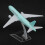 Intricate 16cm Alloy Airplane Model with Bracket for Display 6