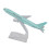 Intricate 16cm Alloy Airplane Model with Bracket for Display 4