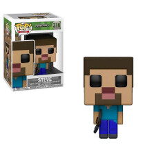 (POP 316) Creeper Steve Action Figure Model Statue Collectible PVC Material Game Character