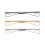 Ensemble de 3 porte-cravates pour hommes en or, argent, 1