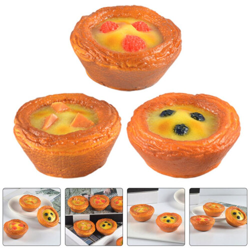 3-teiliges Simulations-Snackmodell, simulierte Eier-Requisiten 2