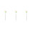 3-piece cake tester with long needles (green) 5
