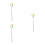 3-piece cake tester with long needles (green) 4