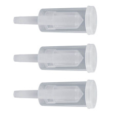 3-piece cylindrical fermentation vessel with air seal for homebrewing