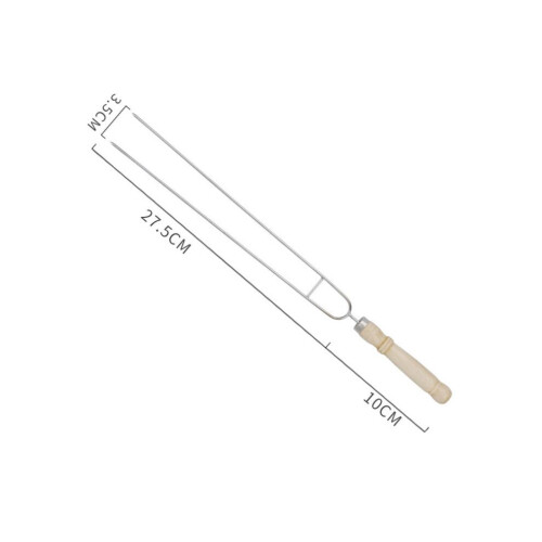 3-piece U-shaped grill fork for corn skewers 1