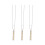 3-piece U-shaped grill fork for corn skewers 3