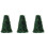 3-piece green plastic grass tower for garden 5