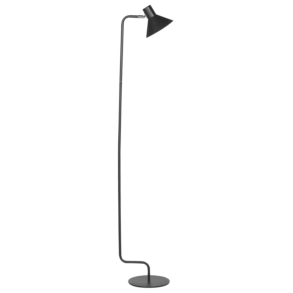 Floor Lamp RIMAVA Adjustable Metal Black-image-OPC-PGXKYMQ-NEW